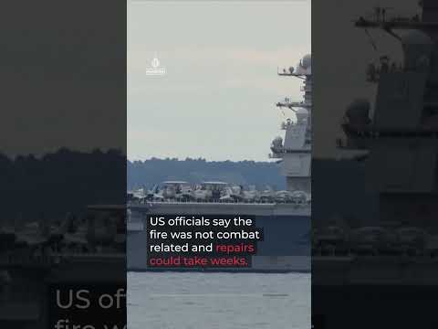 World's largest warship USS Gerald R. Ford limps into Croatia for repairs after leaving Middle East