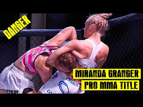 Women’s MMA Title fight at DominateFC featuring Miranda “Danger” Granger and Amy Montenegro.