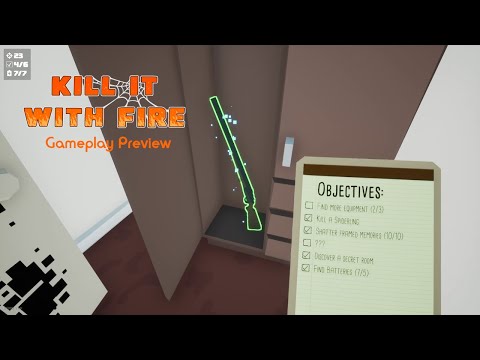 Kill it with Fire: Ignition Gameplay Preview - Spider Killing Mayhem - YouTube