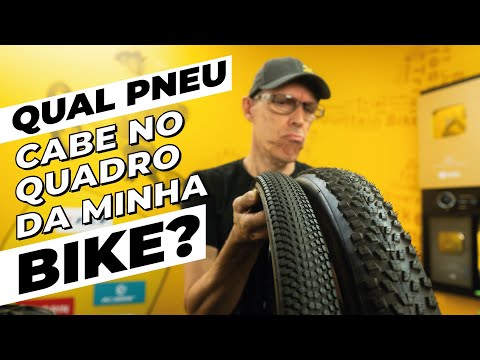Qual pneu cabe na minha bike sem raspar no quadro?