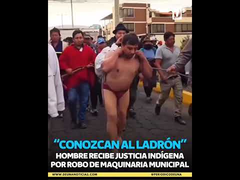 JUSTICIA INDÍGENA EN #SALCEDO, #COTOPAXI