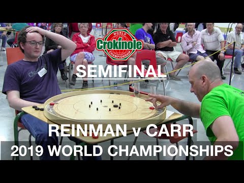 2019 World Crokinole Championship - Reinman vs Carr Semifinal