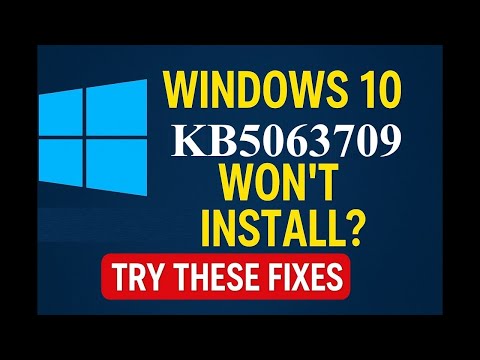 Windows 10 Stuck Install #KB5068781 Update? Try These Fixes (2025) #techtutorial #windows10