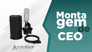 Montar o cabo de derivação na caixa de emenda. Você sabia que era assim? Eng Alan Araújo