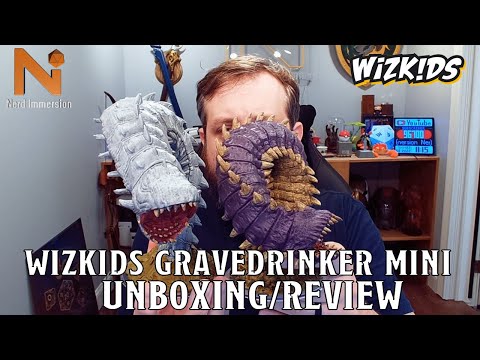 Gravedrinker Mini Unboxing/Review (WizKids Icons of the Realms) | Nerd Immersion