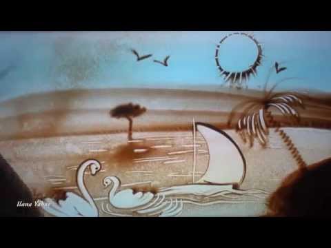 Noa (Achinoam Nini) - "Beautiful that Way" on a sand art clip by Ilana Yahav