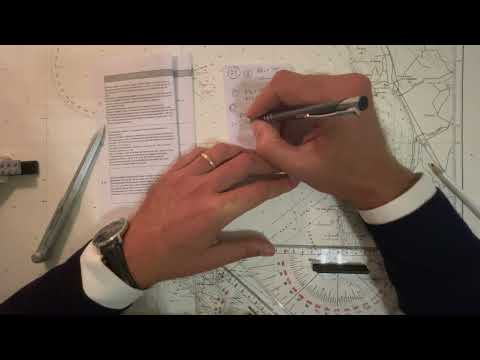 2023 nautical license exam topic 25D 5.4.1-4 n°75 - currents - charting over 12 miles 5D chart