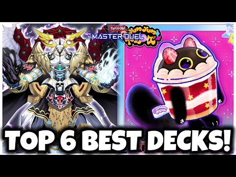 TOP 6 BEST DECKS in MASTER DUEL!