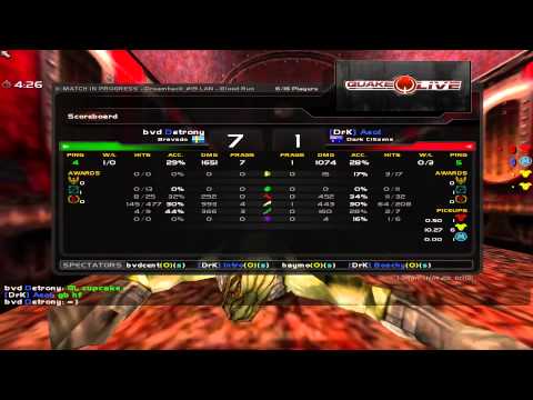Detrony vs aeoL - DramHack Winter 2013 Group C Round 4 (Quake Live VOD)