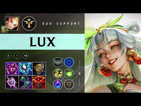 Lux Support vs Bard - EUW Challenger Patch 25.24