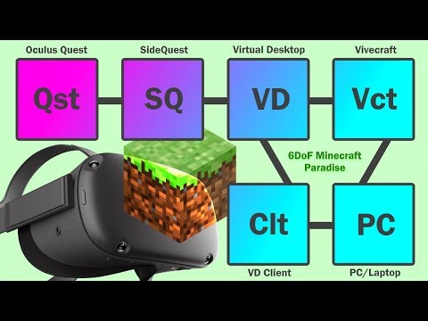 Zimtok5 - Minecraft VR on Oculus Quest - Full 6DoF with Touch Controls - Setup Guide (Pt. 1 of 2)