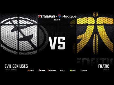 [EN] Evil Geniuses vs fnatic | Map 1: Dust2 | Grand Final | StarSeries i-League Season 8 Finals