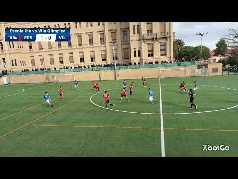 Juvenil Primera División Jornada 12  Escola Pía 'A' vs Vila Olímpica 'A' 1 2