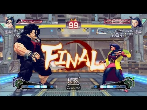 USF4 - O_oHUGO_oBOSSo_O (Hugo) Vs SP_Wesker215 (Rose)
