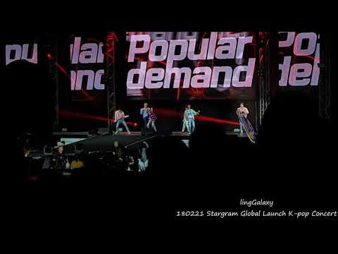 [Fancam] 180221 JBJ Say My Name @ Stargram Global Launch K-pop Concert SG