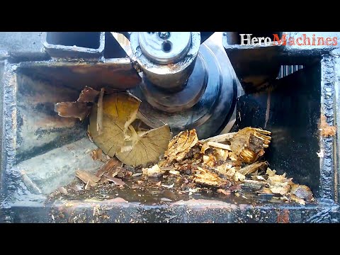 Homemade Super Wood Chipping Machine | Drum Chipper Machine | DIY Mulcher Shredder.