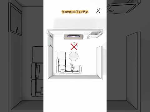 Smart Living Room Layout for Better Flow 🛋️🚪📺
