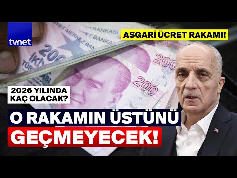 2026 asgari ücret belli oldu mu? 2026 Asgari ücret ne kadar olacak?