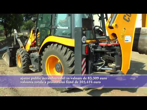 Comuna MEDIES - Proiect Achizitie Buldoexcavator prin GAL Somes-Codru
