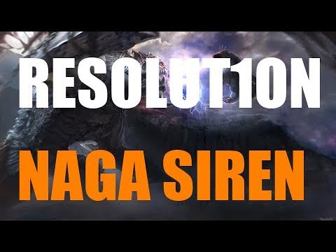 Resolut1on [Naga Siren] CRUSHER | 13-1 K-D | Allies Misery, Zai | Dota 2 Pro Gameplay!