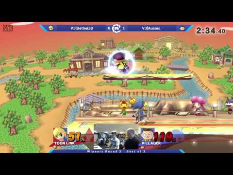 SOS39 WR2 - V3|Bethel3D (Toon Link) vs V3|Ausmo (Villager)