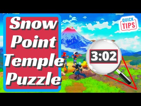 Snow Point Temple Puzzle - Pokemon Legends Arceus
