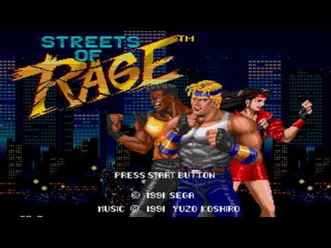 streets of Rage stage 2 mega drive 16 bits nostaugia 😱