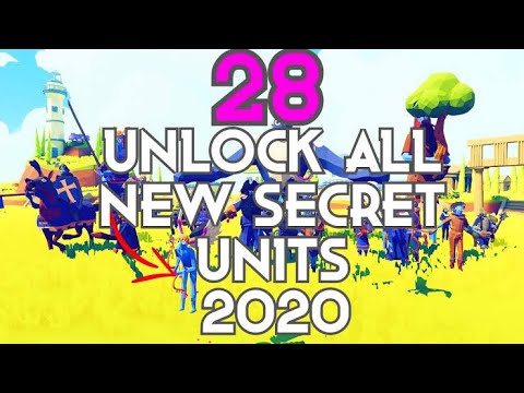 How to Unlock All 28 Secret Units BY MAP in TABS on Xbox or PC