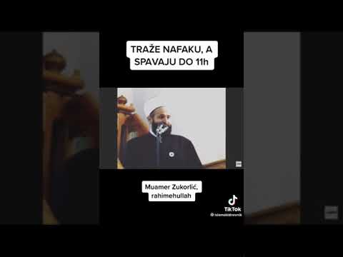Muamer zukorlic Traze nafaku a spavaju do 11h