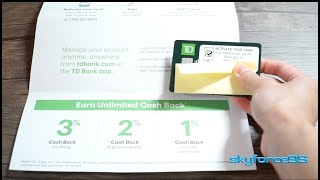 TD Bank Cash Credit Card Unboxing