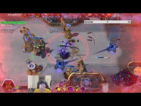 Guldan Rain of Destruction on Shrines - Q Build +ROD challenge - Grandmaster Storm League Game