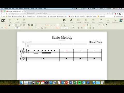 Creating Basic Melodies with Noteflight
