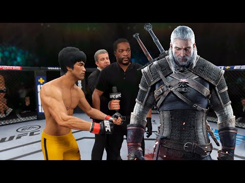 PS5 | Bruce Lee vs. Witcher (Gerald of Rivia) (EA Sports UFC 4)
