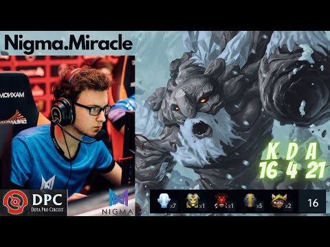 Nigma.Miracle [Tiny] vs OG - Mid perspective | Crazy War Machine ! DPC 2021: Season 2 | Dota 2