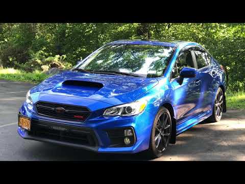 18 Subaru WRX PLM private label muffler and resonator delete, cold start and drive by.
