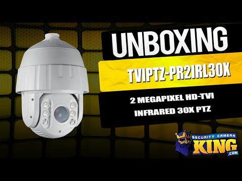 Unboxing: 2 Megapixel Indoor/Outoor HD-TVI IR PTZ - TVIPTZ-PR2IRL30X