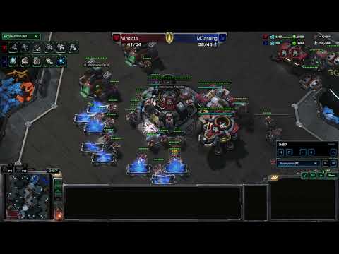 H2 Vindicta vs MCanning TvP G1 Inside and Out DreamHack SC2 2023 Atlanta no commentary