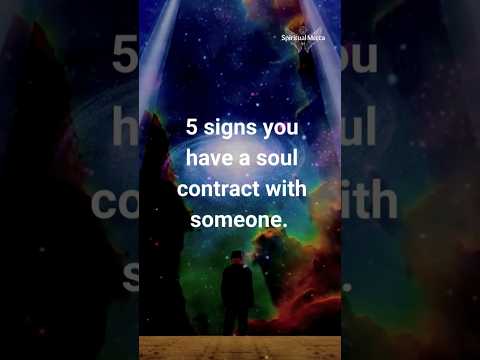 5 signs of a soul contract relationship. #soul #relationship #spirituality #spiritual #karma #shorts
