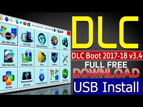 โปรแกรม DLC Boot 2017 แผ่นบูทอเนกประสงค์ โหลดและติดตั้งในแฟลชไดว์