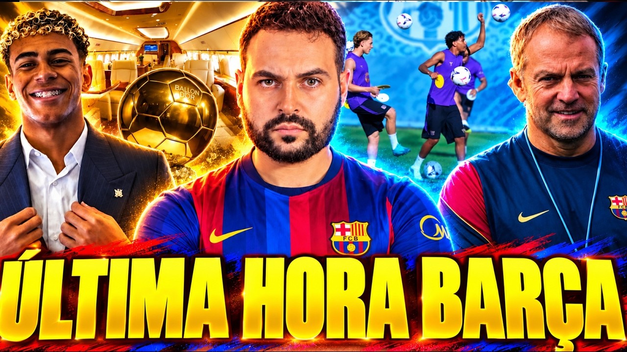 😱¡NADIE SE LO ESPERABA! Jugadores del BARÇA entrenan en su día libre y Lamine vuela al Balón de Oro
