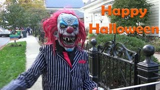 HALLOWEEN TRICK OR TREAT CLOWN 2017 | COLLINTV