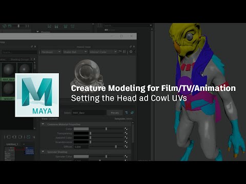 3D Creature Modeling for film with Maya and ZBrush - Lesson 14 / 15