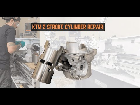 2 Stroke Cylinder Repair - Sleeving a KTM 2 Stroke Cylinder