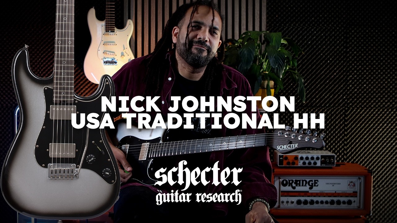 Schecter Nick Johnston USA Traditional HH Sound Demo with @alexandreash ! - YouTube