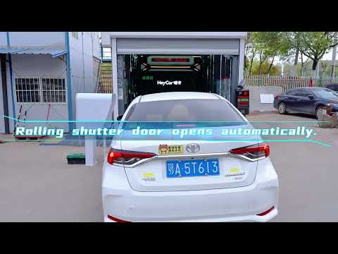 HeyCar car wash machine (fully automatic mode) payment system process