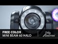 мініатюра 0 Відео про товар LED голова Free Color MINI BEAM 60 HALO