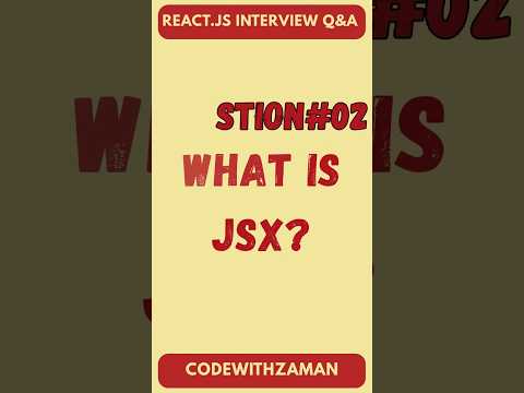 JSX in React Explained | Beginner to Advanced Guide #reactjs #jsx #reacttutorial