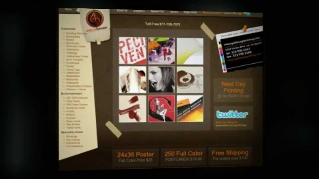 Same Day Printing in Los Angeles by Gold Image Printing