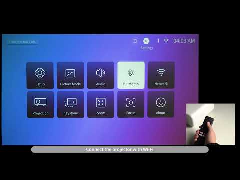 AURZEN | EAZZE D1 How to connect IOS device to this projector