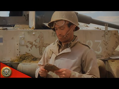Abandoned German Panzer IV & Panzer III tanks in Tunisia in 1943 {Colorized & Enhanced}